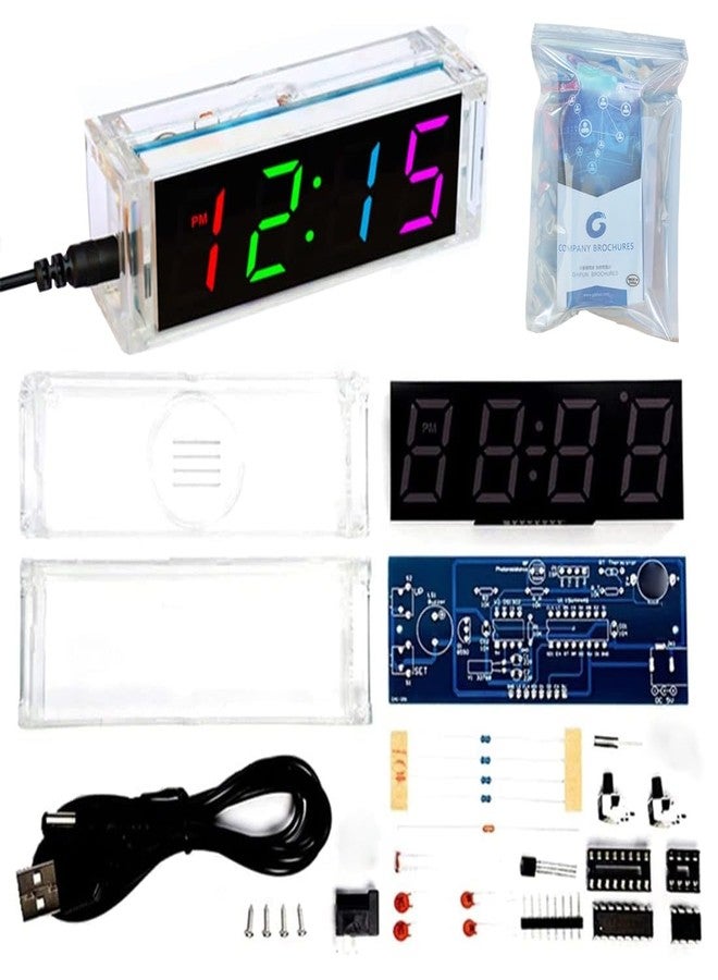 Gikfun Colorful Digital LED Electronic Alarm Clock DIY Kits Soldering Practice Learning Project EK1973 - Image 5