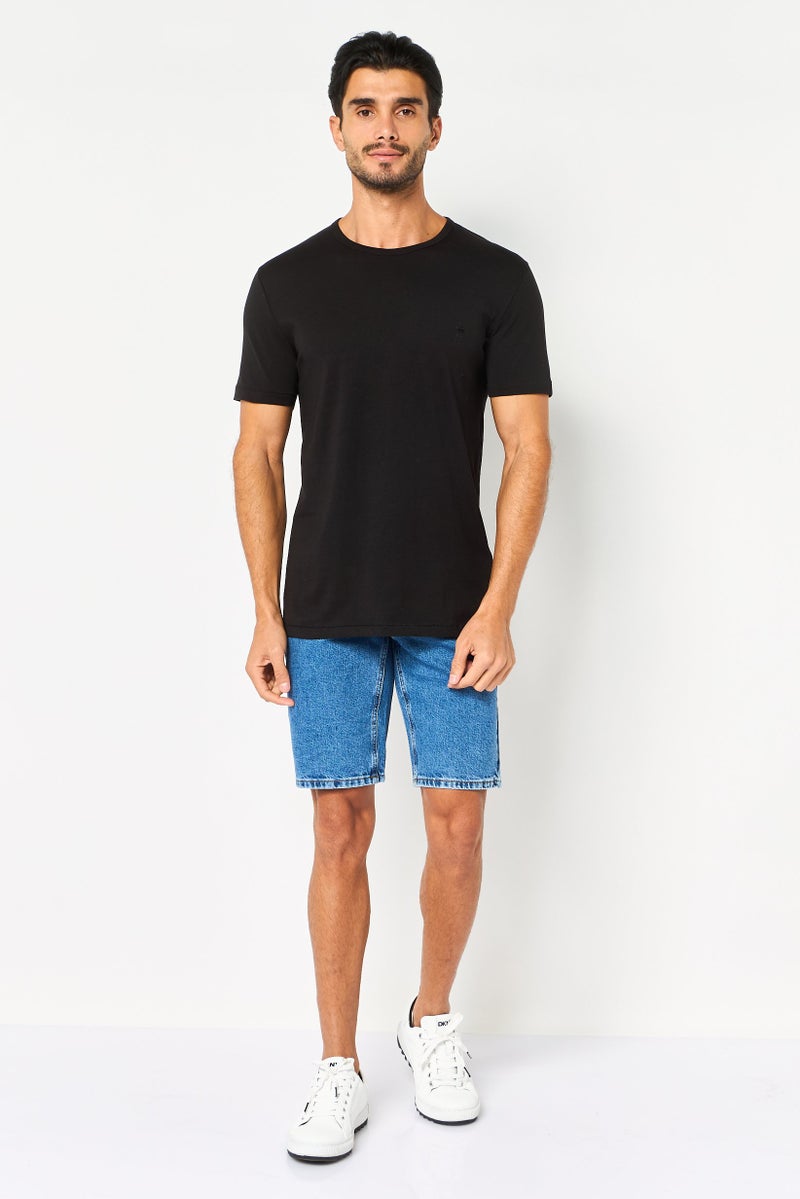 French Connection Men 3 Pieces Crew Neck Short Sleeve Brand Logo T-Shirt, Multicolor - Image 3