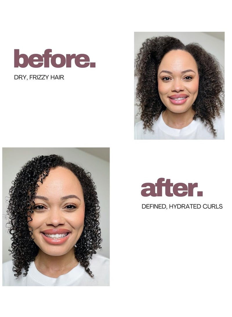 Pink Root Curl Defining Gel for Curly, Wavy, and Kinky Hair - with Aloe Vera and Chamomile Extract (8 Oz) - Image 2