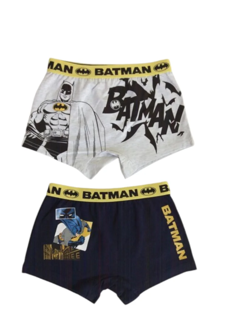 Batman BATMAN 2PCS BOYS BOXER , 65%polyester,35%cotton