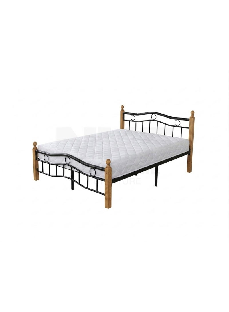 New Home Furniture NHF 7888 Queen H100 x W150 x L190 cm Wood & Steel Bed Frame with 40 cm Under-Bed Storage Strong Durable Modern Bedroom Bed for Home and Apartment - Image 3
