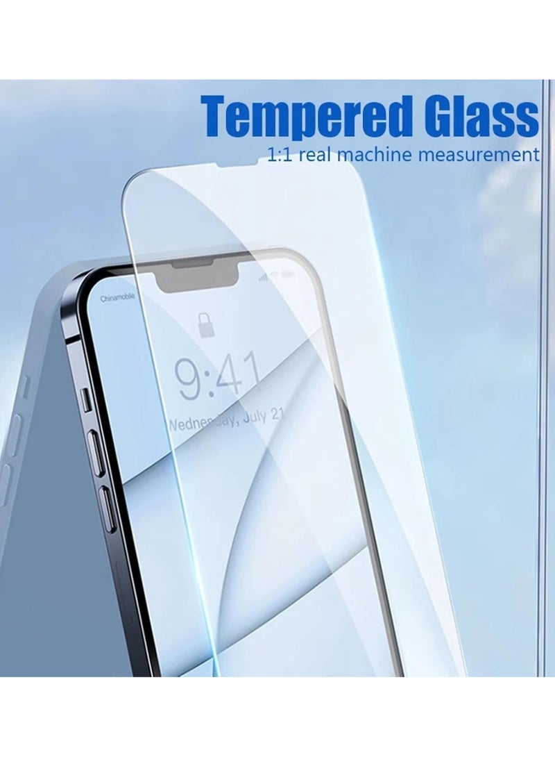 Glass for VIVO V50 5G Screen Protector Tempered Glass Hardness 9H HD Clear Anti-Fingerprint Film [2-Pack] - Image 4