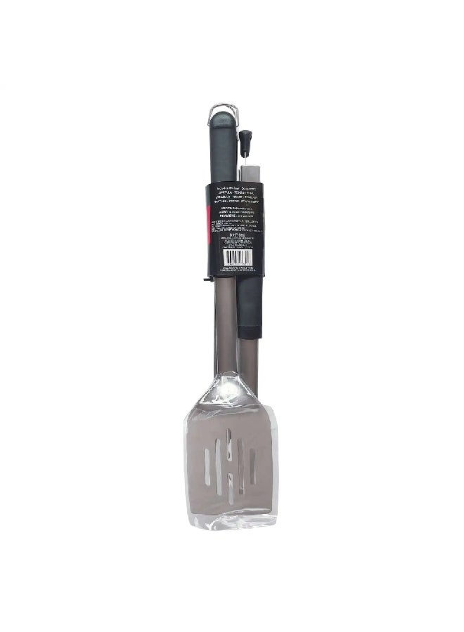 Grill Mark 3-Piece High Quality Stainless Steel Grilling Tool Set Black and Silver 12.5 x 32.5 x 47.5 cm 8997869 - Image 2