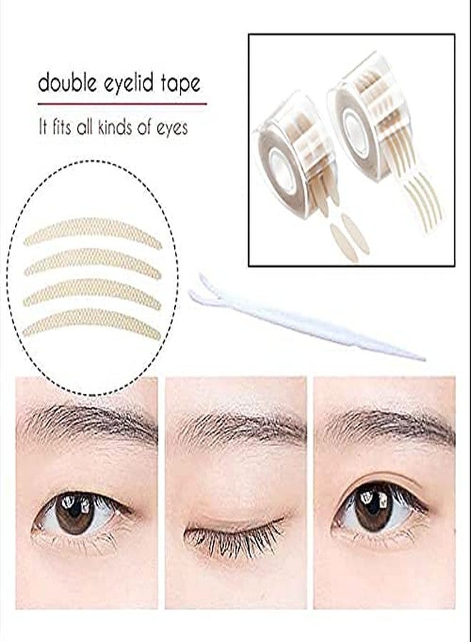 Feora9X Polyvinyl Chloride 600 Pcs Invisible Eyelid Tape for Hooded Eyes - Waterproof, Double Eyelid Lifter Strips - Image 5