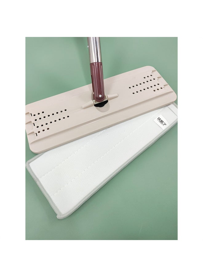 Thickened Scratch Mop Cloth, Hand-washable Wiper Flat Mop Replacement Head Accessories, Household Adhesive Cleaning Cloth-Color:35*12cm Single Side Set Of 5 Pieces, 2 Copies, 12 Pieces In Total  - Image 3