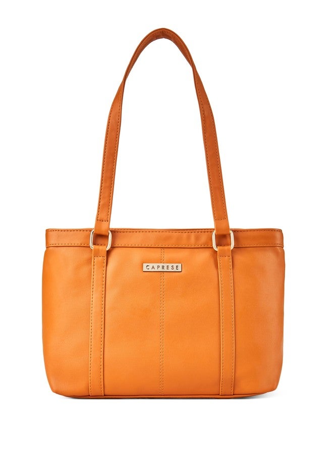 Caprese womens ARLEEN T Medium CAMEL Tote Bag - Image 1