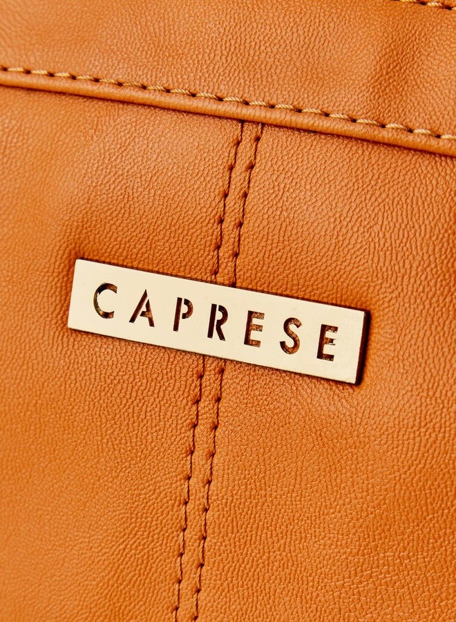 Caprese womens ARLEEN T Medium CAMEL Tote Bag - Image 4