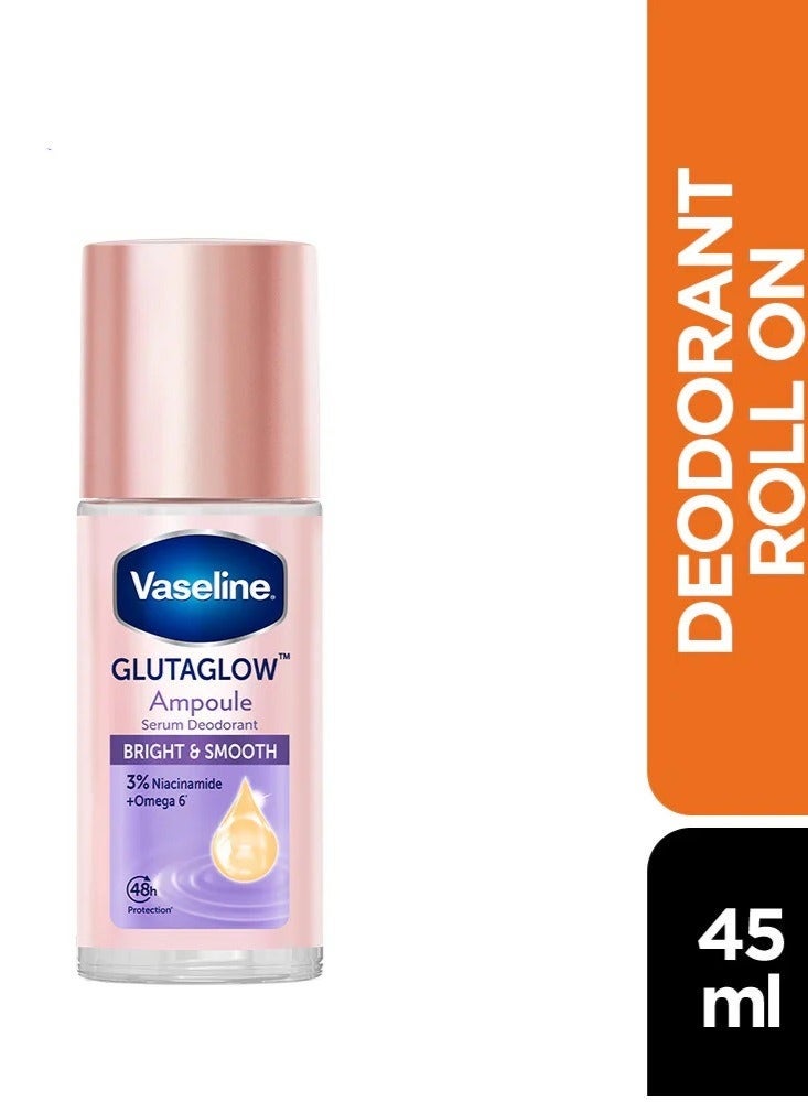 Vaseline Glutaglow Bright And Smooth Ampoule Serum Deodorant 45 ML - Image 4