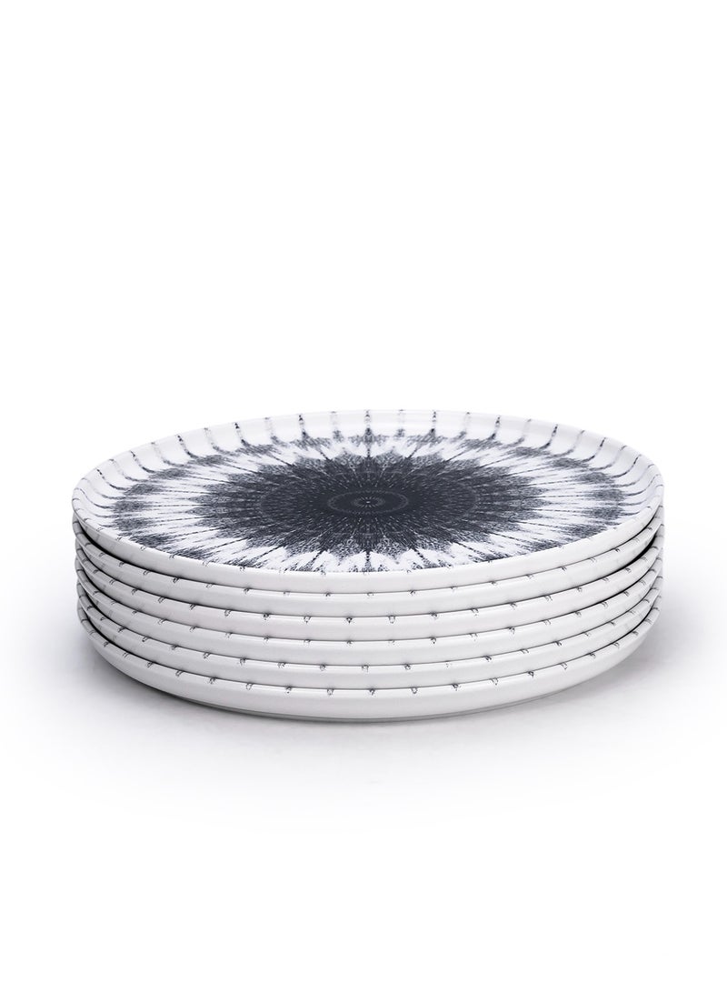 EDESSA Edessa 26.5cm Cosmo Ceramic Dinner Plate - Multicolor (Set of 6)  - Image 2