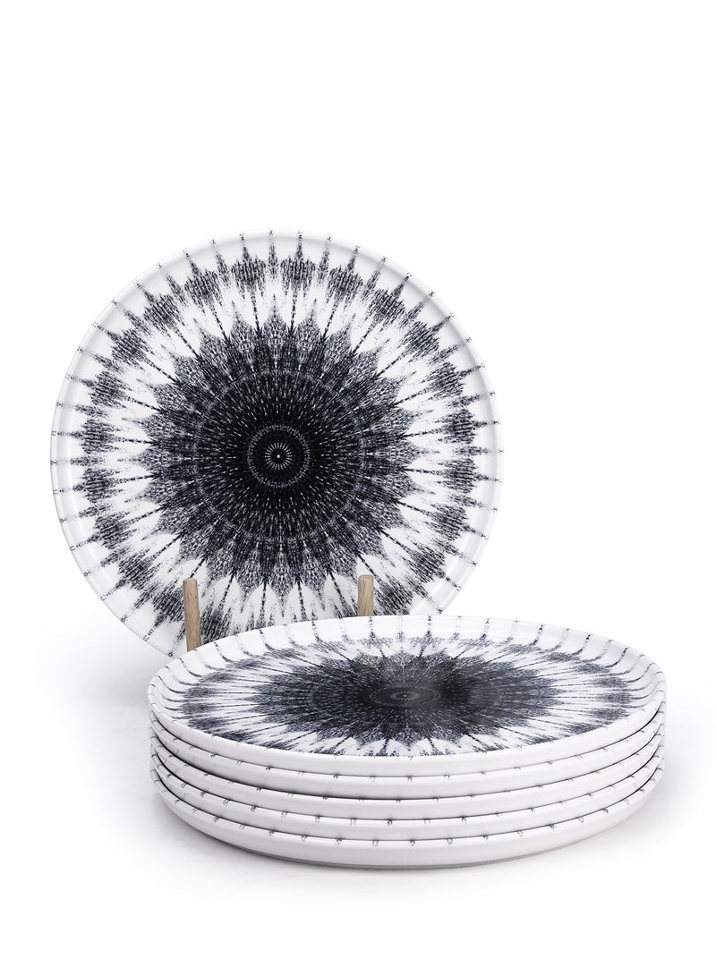 EDESSA Edessa 26.5cm Cosmo Ceramic Dinner Plate - Multicolor (Set of 6)  - Image 1