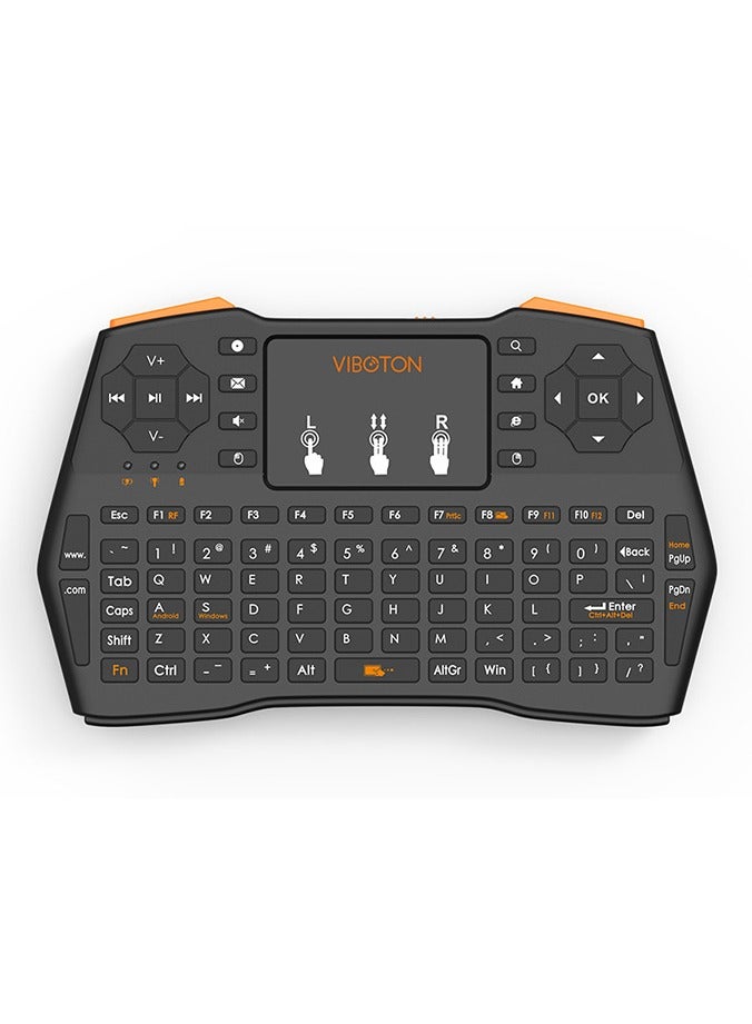 RII i8 Mini Wireless Fly Mouse Keyboard – Multi-Touch Air Mouse Gamepad, 2.4G Multimedia Remote, Adjustable Mouse Speed, Multi-Language Support, Ergonomic Anti-Skid Design, Android & Windows Compatible - Image 1