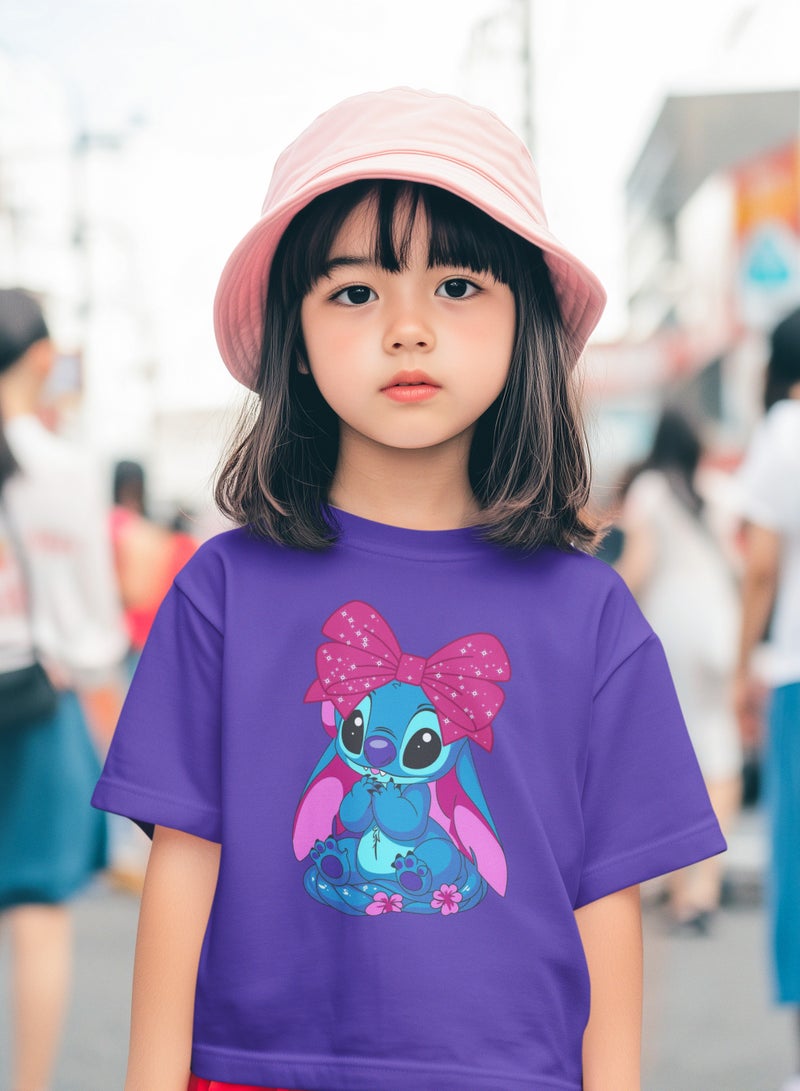 ZOOM Short Sleeve T-Shirt - Stitch - Vest Top - Girl's