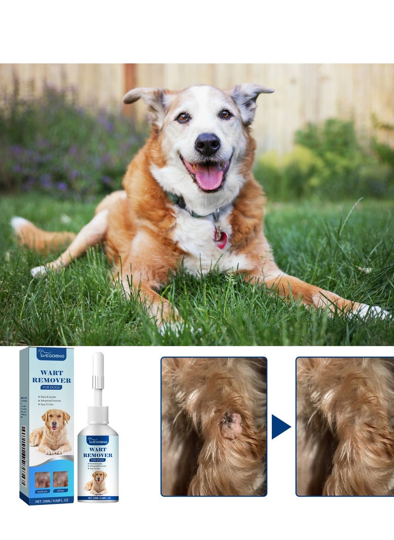 YEGBONG - Dog Wart Remover: 20ML Dog SkinTag Removal, Natural Dog Wart Removal Treatment, Rapidly Eliminates Dog Warts & Dog Skin Tags - Fast Acting & Effective, No Harm & Pain-Free - Image 1