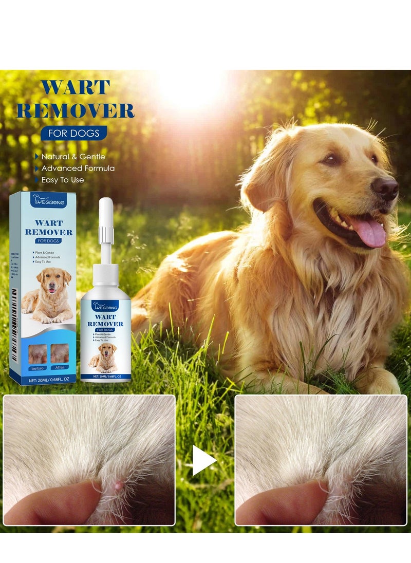YEGBONG - Dog Wart Remover: 20ML Dog SkinTag Removal, Natural Dog Wart Removal Treatment, Rapidly Eliminates Dog Warts & Dog Skin Tags - Fast Acting & Effective, No Harm & Pain-Free - Image 1