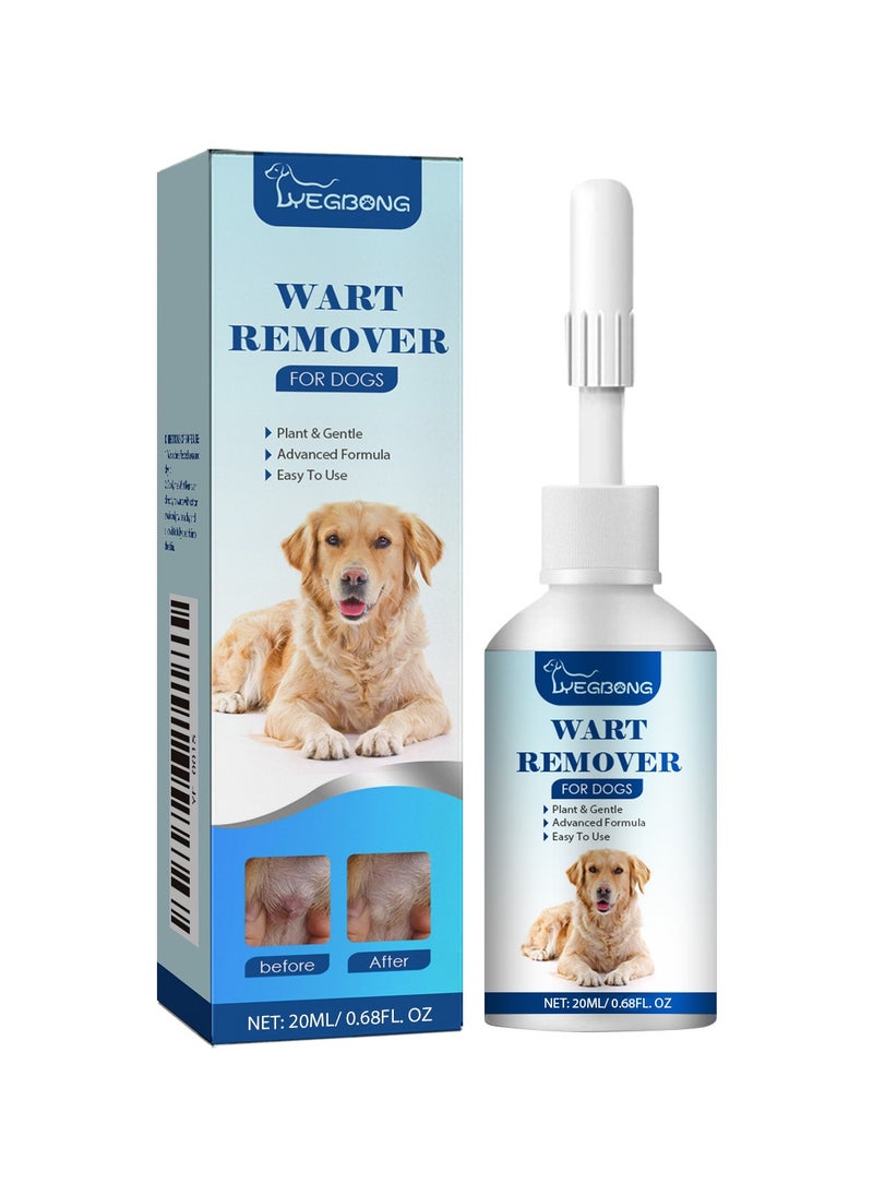 YEGBONG - Dog Wart Remover: 20ML Dog SkinTag Removal, Natural Dog Wart Removal Treatment, Rapidly Eliminates Dog Warts & Dog Skin Tags - Fast Acting & Effective, No Harm & Pain-Free - Image 1