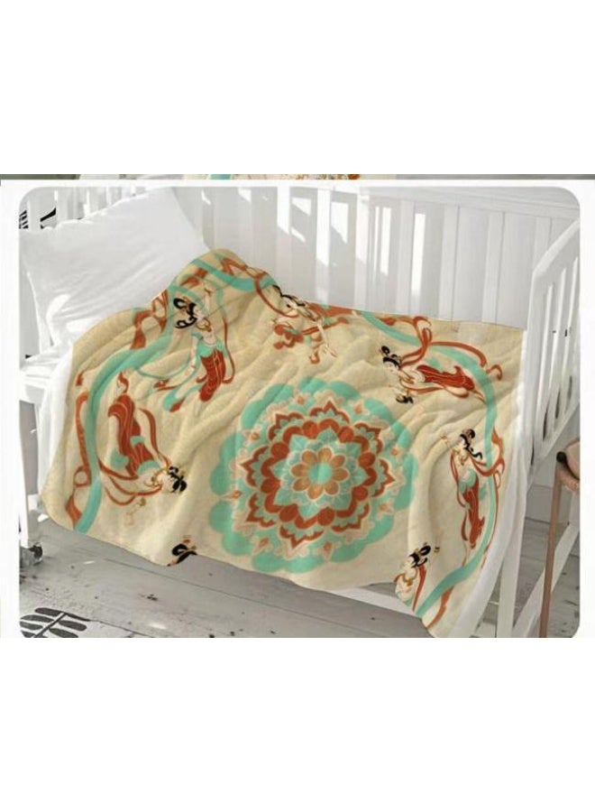 عام بطانية رقيقة من الفانيلا (دافئة ومريحة، ومناسبة للنوم واستخدام الألعاب وإزالة الغبار ومقاومة للرمل) 150 سم * 200 سم - 822 - Image 1