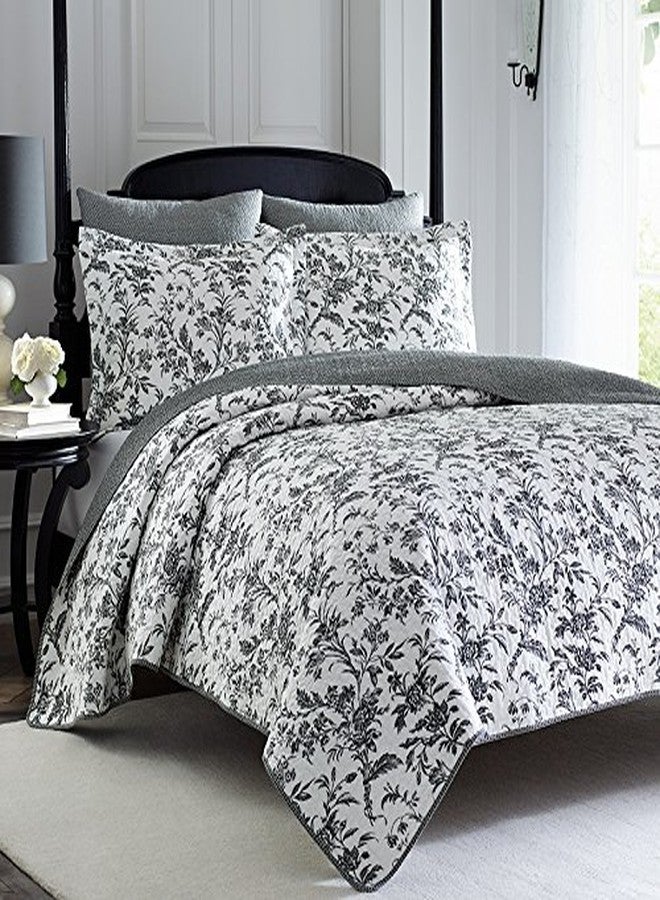 Laura Ashley Home Amberley Valance, Black - Image 4