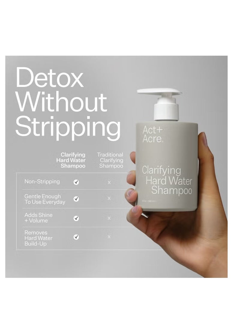 Act+Acre Act+ Acre Clarifying Hard Water Shampoo 296ml - Image 2