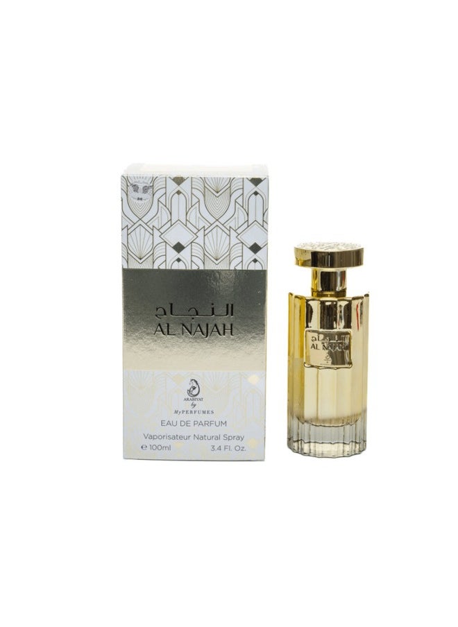 ARABIYAT Al Najah Eau de Parfum – 100ml | Unisex Woody Amber Fragrance | Long-Lasting Sophistication  - Image 1