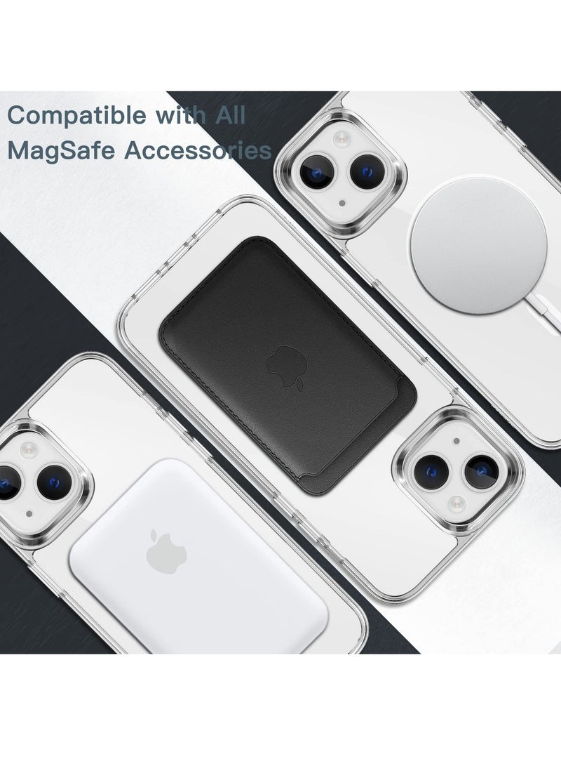 حافظة آيفون 15 مع شحن لاسلكي MagSafe، غطاء ممتص للصدمات للهاتف، مقاوم للخدش ومقاوم للأصفر متوافق مع آيفون 15 مقاس 6.1 بوصة - Image 3