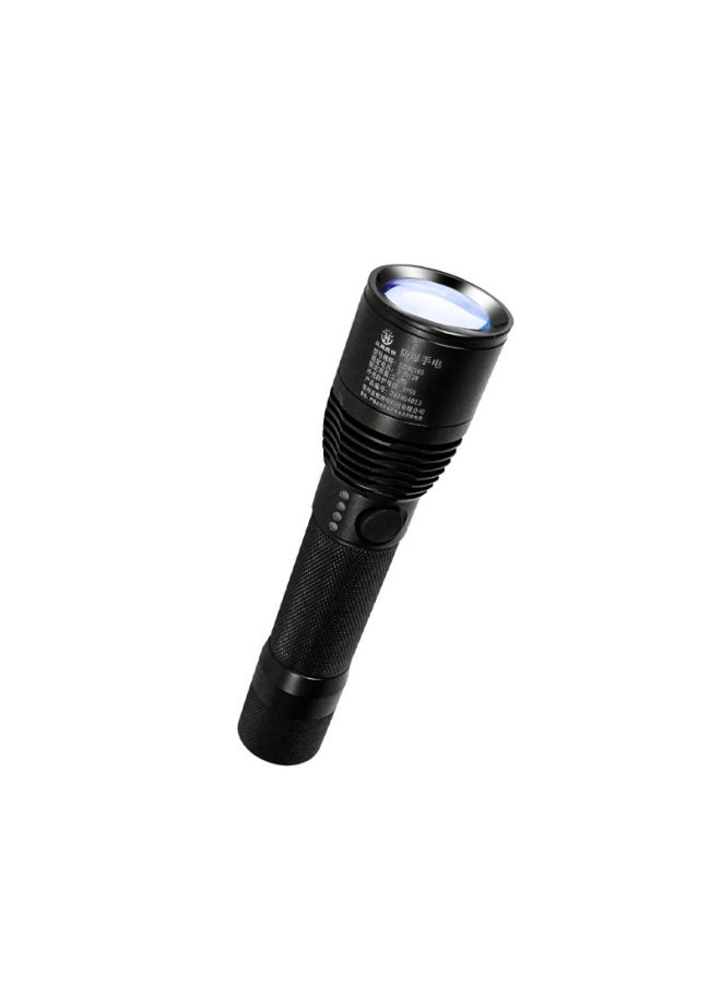 Generic - JW7632 USB Rechargeable Outdoor LED Flashlight Emergency Searchlight Flashlight Manufacturers Supply-Product Specifications:Direct Charging - Image 1
