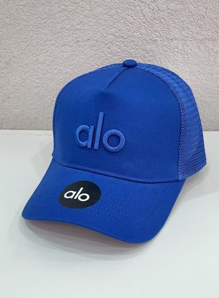 alo Alo embroidered lettering mesh baseball cap