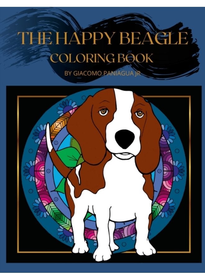 The Happy Beagle Coloring Book - Paperback