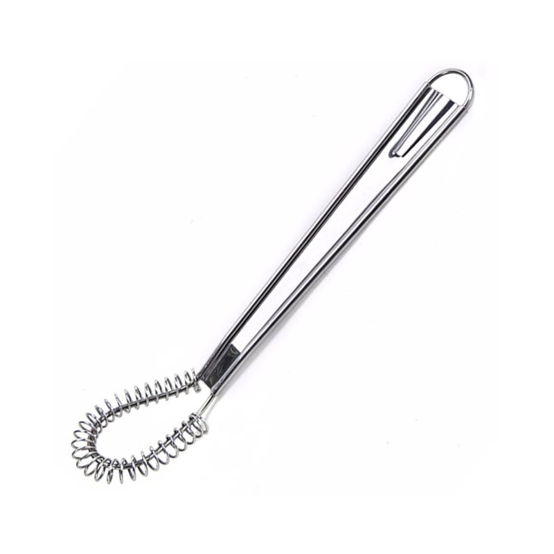 KAYCROWN Best Utensils Stainless Steel Mini Egg Whisk Beater Handheld Milk Frother Foamer Foaming Creamy Coffee Mixer Spring Sauce Blender Kitchen Accessories