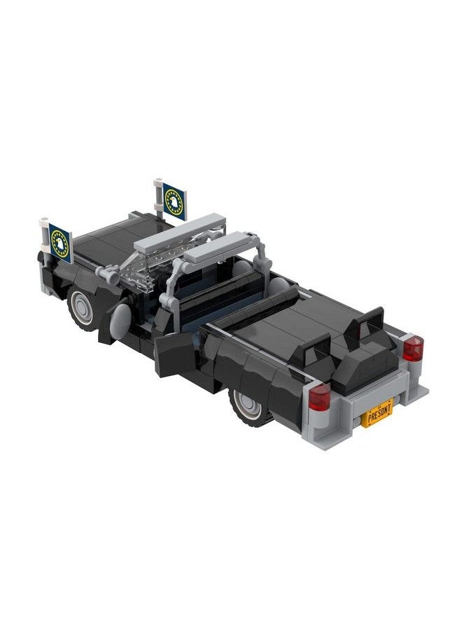 Brick Loot - Presidential Limousine Limo Toy Building Blocks Set 292 Pieces 100% Compatible Fits Lego And Other Major Brick Brands - Image 1