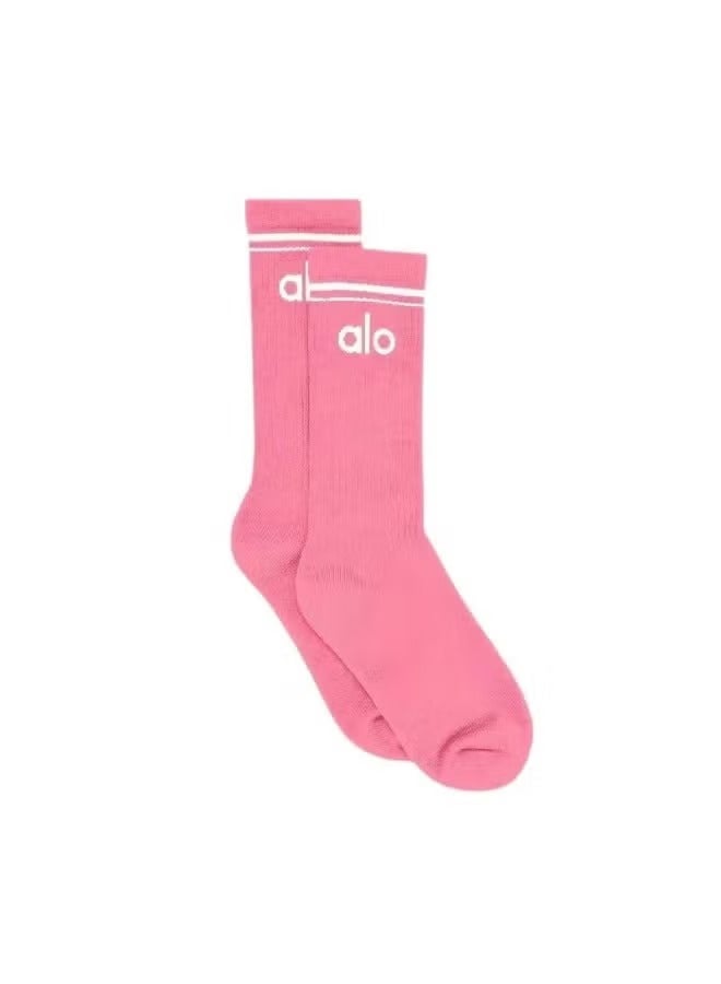 Alo Yoga Meia  Unisex Half-Crew Throwback Long tube