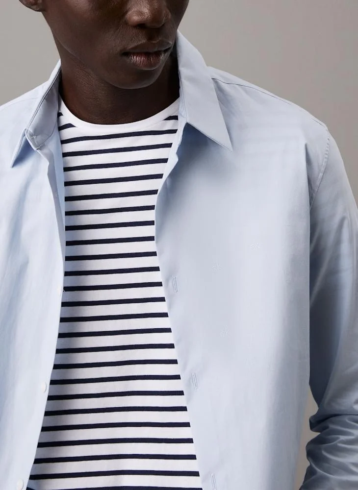 CALVIN KLEIN Slim Stretch Poplin Shirt