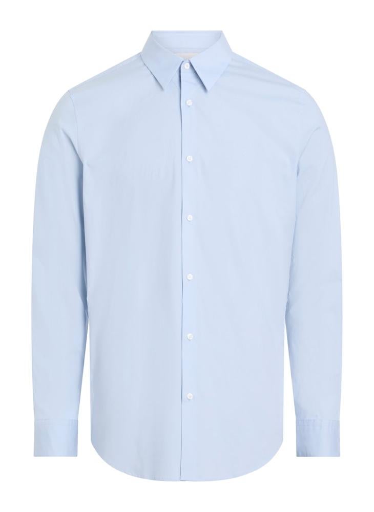 CALVIN KLEIN Slim Stretch Poplin Shirt - Image 5