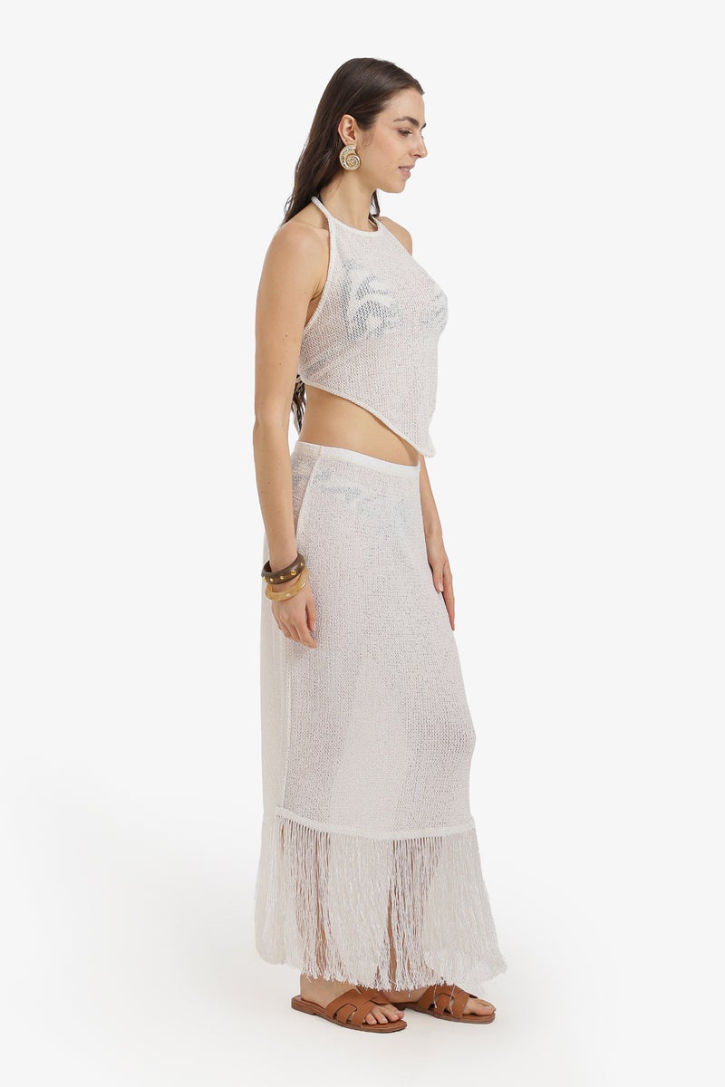 Carina Fringe-Trim Beach Set - Image 3