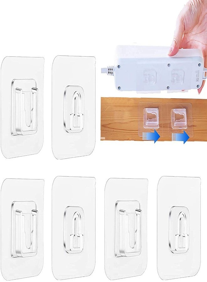Roktry 10 Pair Double Sided Adhesive Wall Hooks Heavy-Duty Self-Adhesive Hooks, Wall-Sticking Hooks for Organization Bathroom Kitchen and Office - Image 5