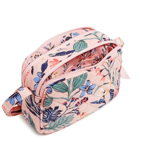 Vera Bradley Cotton Mini Evie Crossbody Purse, Paradise Coral - Image 2