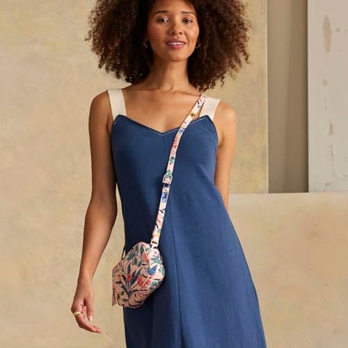 Vera Bradley Cotton Mini Evie Crossbody Purse, Paradise Coral - Image 3