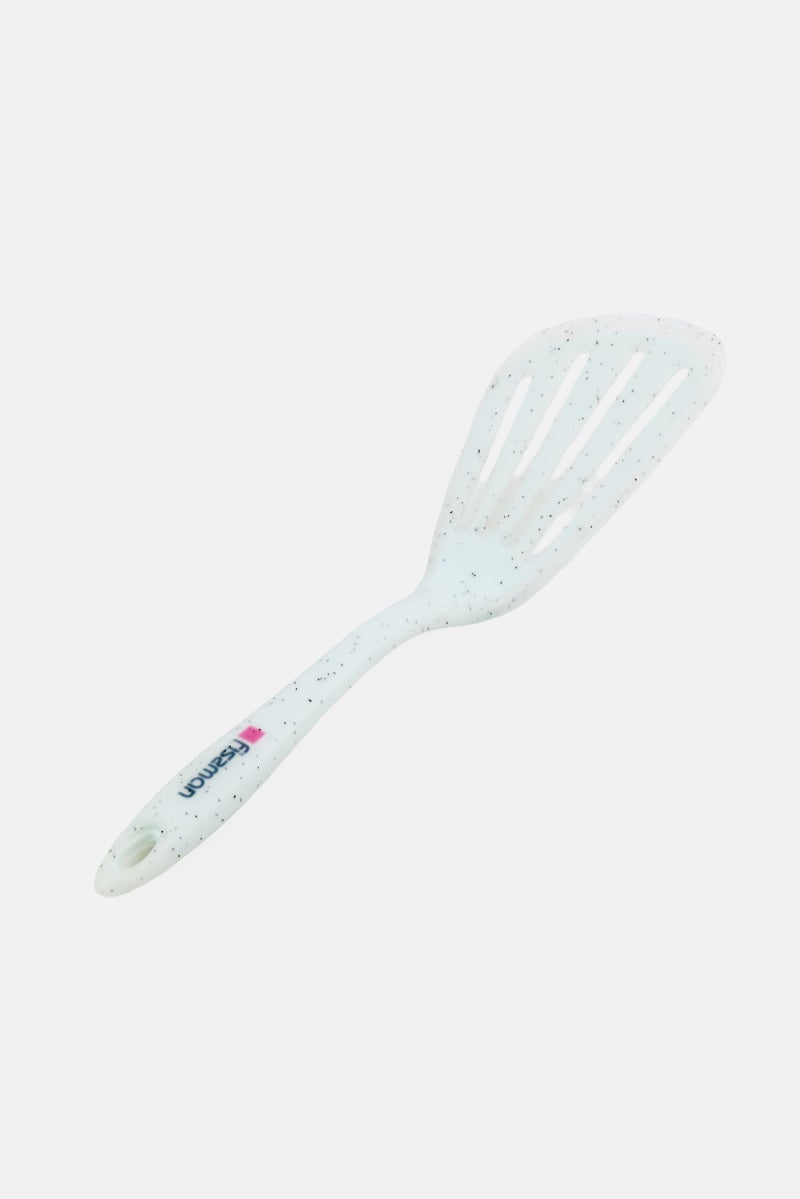 Fissman Silicone Slotted Turner, White - Image 3