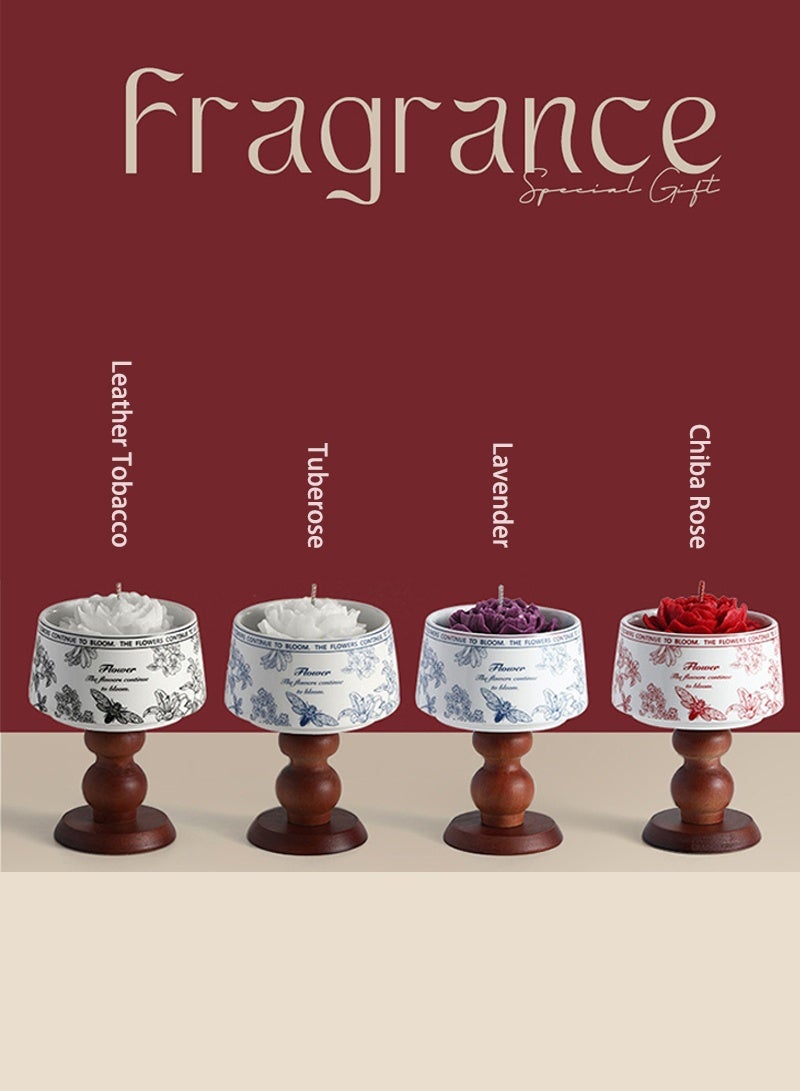 جيوان شمع الصويا شموع عطرية هدية مجموعة مع الزيوت الأساسية - الهدايا الإغاثة من الإجهاد للاسترخاء للنساء، الأم، الزوجة - عيد ميلاد، العطلة، سبا وحمام هدية (Tuberose) - Image 3