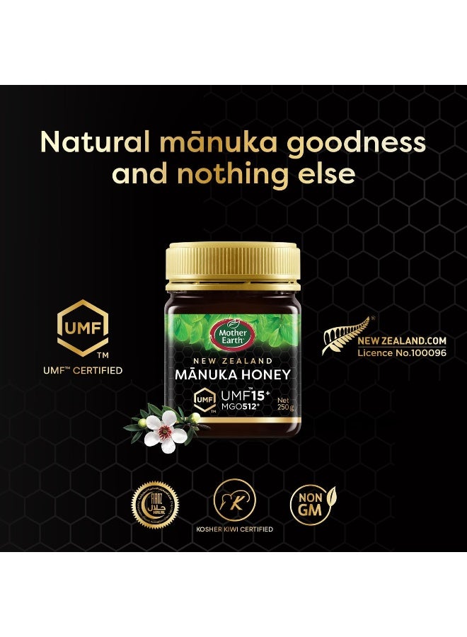 Mother Earth Mother Earth Manuka Honey UMF 15+ 250g - Image 3