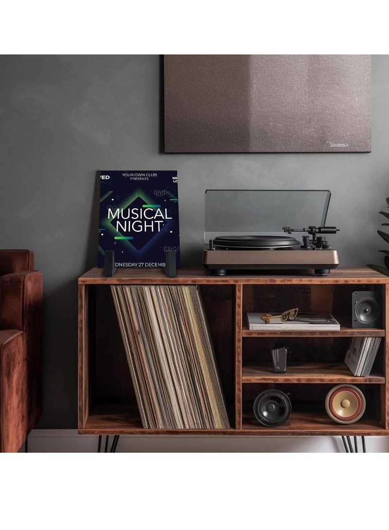 general Retro Minimal Record Holder, Record Stand, Sturdy Record Holder for Durable Storage, Functional Display Stand for Records for Home - Image 2