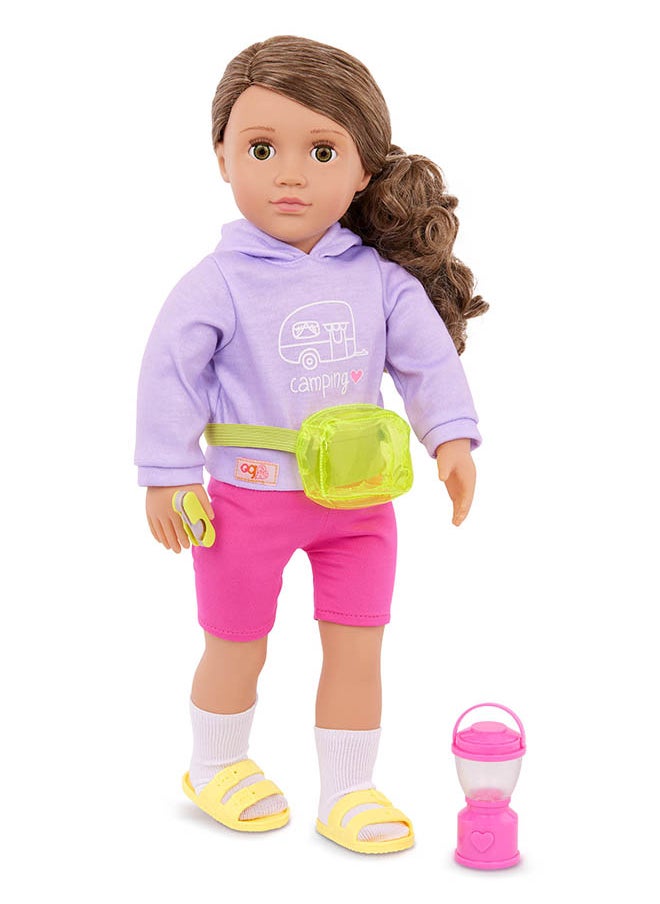 Fashionable 18-inch Camping Girl Doll with Camping Accessories, Gifting Toys, Age 6+ years, Character-Vivian - pzsku/Z7735B113BAE862E4D4FCZ/45/_/1729160104/593f867b-5790-47c9-b9f2-be82f4c15997