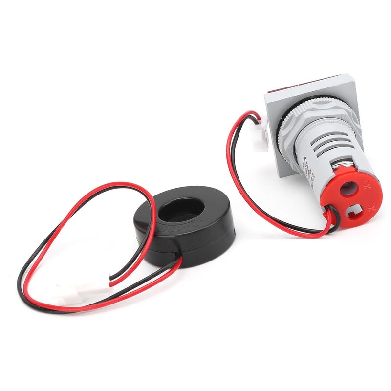 2 in 1 Voltmeter Ammeter Measuring Indicator, Builtin Resistors for Indication of Equipment Power Value Measurement (Red) - Image 4