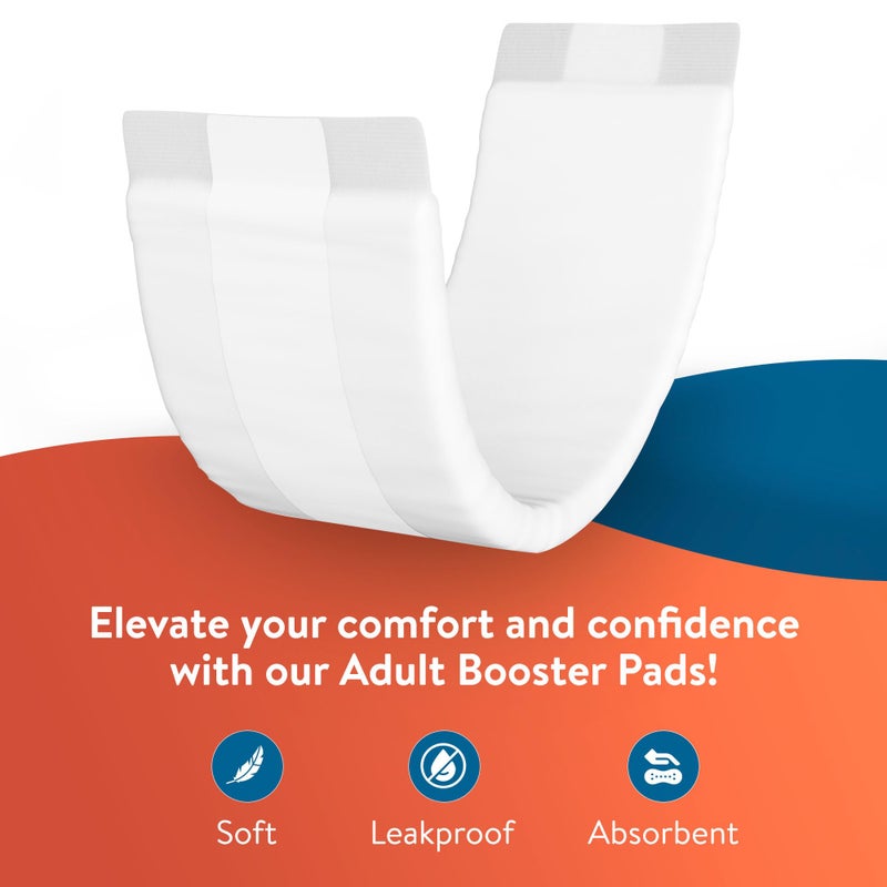 Inspire Incontinence Booster Pads Super Absorbent Absorbs Over 5 Cups | Liner Women and Men | Inserts for Adult Diapers Overnight 22 Count - Image 3
