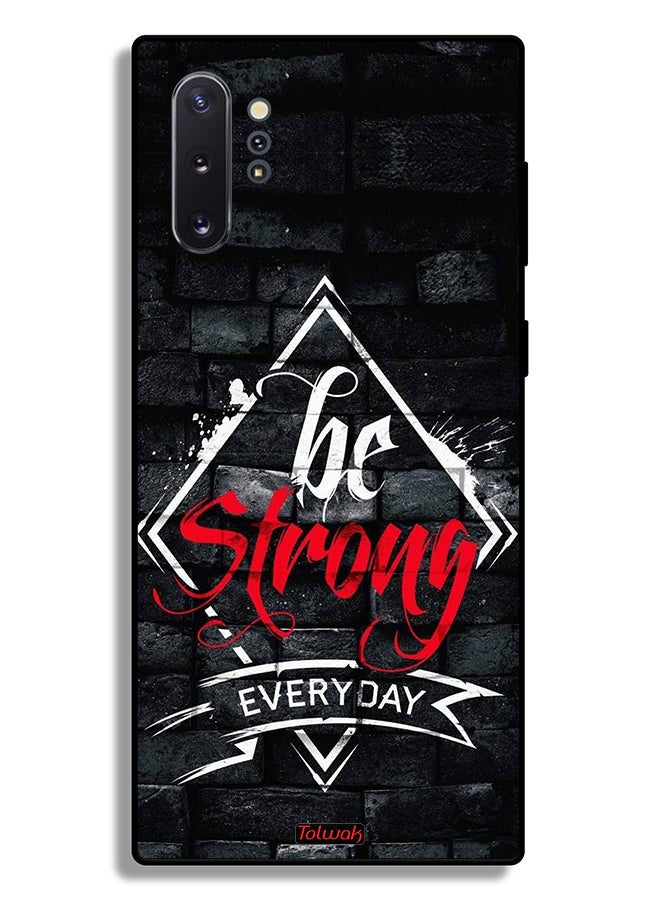 Tolwak Samsung Galaxy Note 10 Plus Protective Case Cover Be Strong Every Day - Image 2