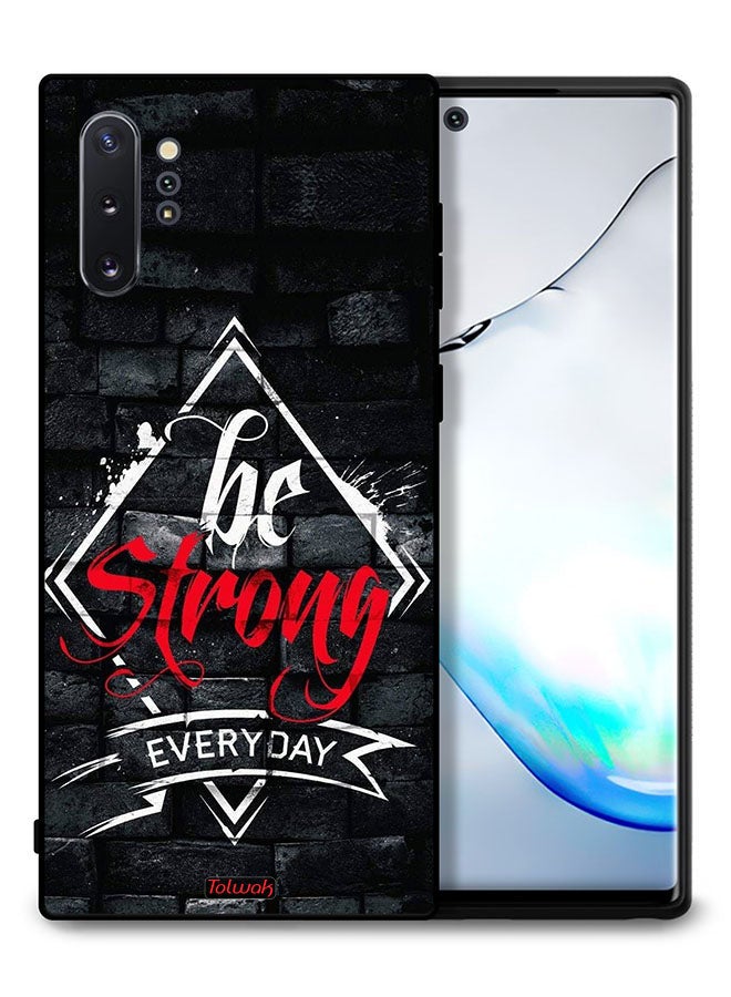 Tolwak Samsung Galaxy Note 10 Plus Protective Case Cover Be Strong Every Day - Image 1