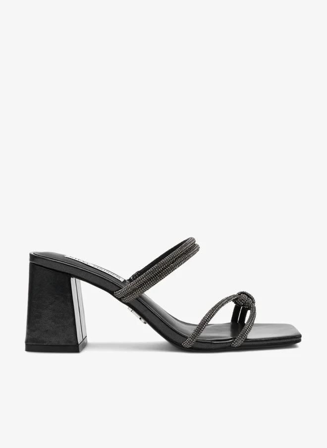 ستيف مادن صنادل سويد صناعي بتفاصيل حجر الراين