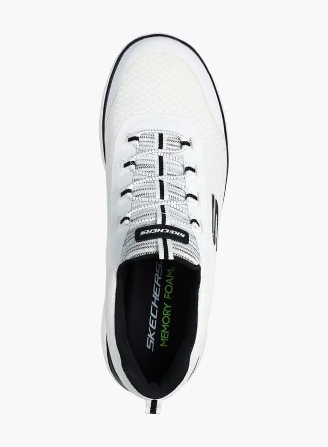 سكيتشرز Men's Logo Detail Sports Shoes With Lace-Up Closure - Summits Repinsk