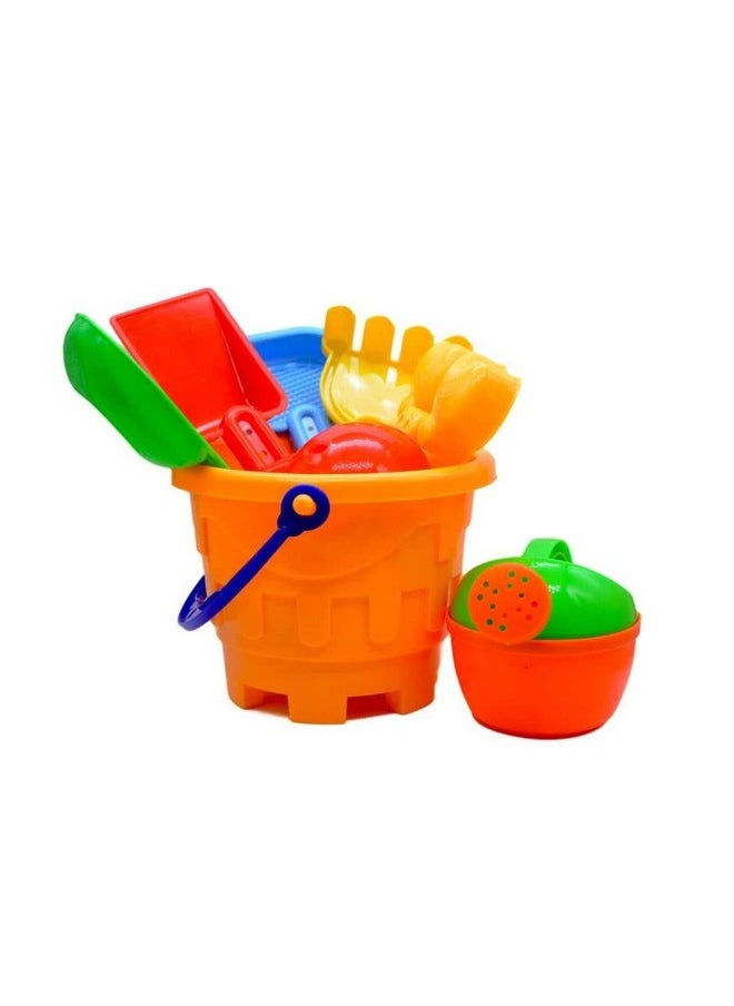 Smartcraft Smartcraft Beach Play Set for Kids / Sand Play Set with Bucket, Shovels & Molds / Beach Toys for Toddlers / Toddler Gardening playset / Beach Toys Gift Basket / Digging kit for Kids (Small),multicolor  - Image 1