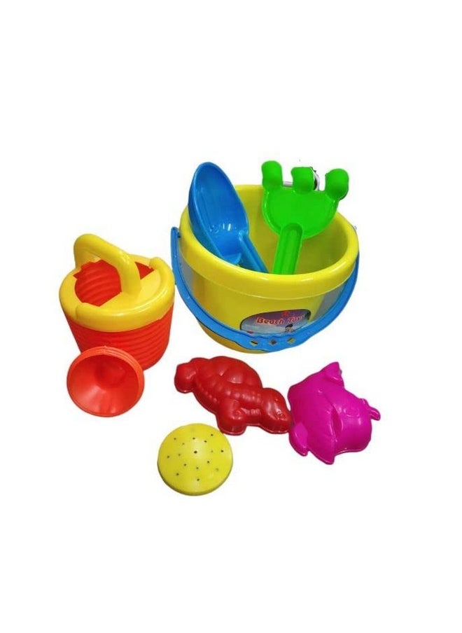 Smartcraft Smartcraft Beach Play Set for Kids / Sand Play Set with Bucket, Shovels & Molds / Beach Toys for Toddlers / Toddler Gardening playset / Beach Toys Gift Basket / Digging kit for Kids (Small),multicolor  - Image 3