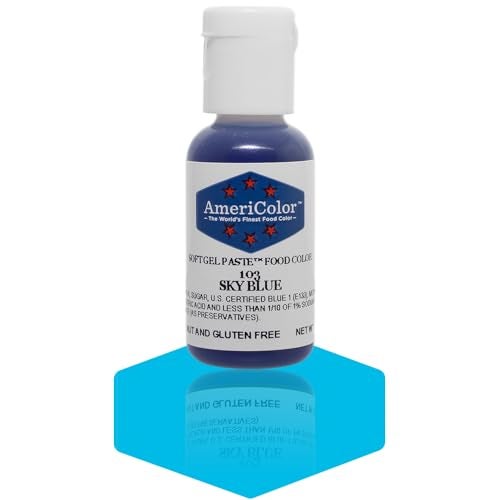 Americolor Soft Gel Paste Food Color, .75-Ounce, Sky Blue - Image 1